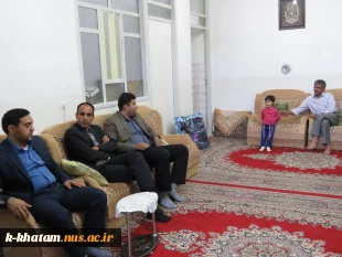 دیدار روسای آموزشکده کشاورزی امین خاتم و دانشگاه آزاد اسلامی با خانواده چند تن از معلمان باز نشسته