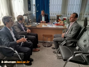 دیدار رئیس دانشگاه ملی مهارت استان یزد با رئیس آموزش و پرورش شهرستان خاتم  2