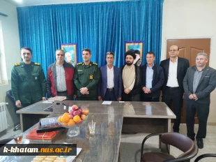 دیدار رئیس و پرسنل آموزشکده ملی مهارت خاتم با فرمانده ناحیه مقاومت سپاه خاتم 2