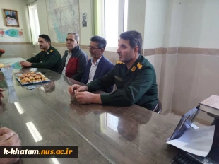 دیدار رئیس و پرسنل آموزشکده ملی مهارت خاتم با فرمانده ناحیه مقاومت سپاه خاتم 3