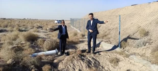 بازدید فرماندار خاتم از مزرعه آموزشی  تحقیقاتی آموزشکده ملی مهارت خاتم 4