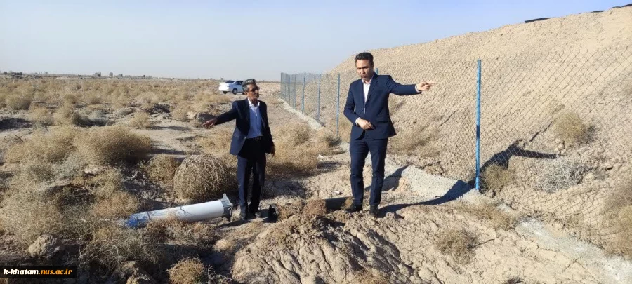 بازدید فرماندار خاتم از مزرعه آموزشی  تحقیقاتی آموزشکده ملی مهارت خاتم 4