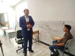 معاون آموزشکده آموزشکدهملی مهارت خاتم  با حضور  از هنرستان شهید مصطفی خمینی شهر ستان خاتم با رئیس و هنر جویان این مرکز دیدار کرد  2